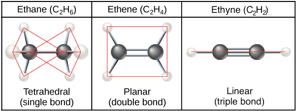 Hydrocarbon with different bonds