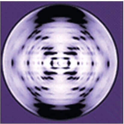 DNA diffraction pattern